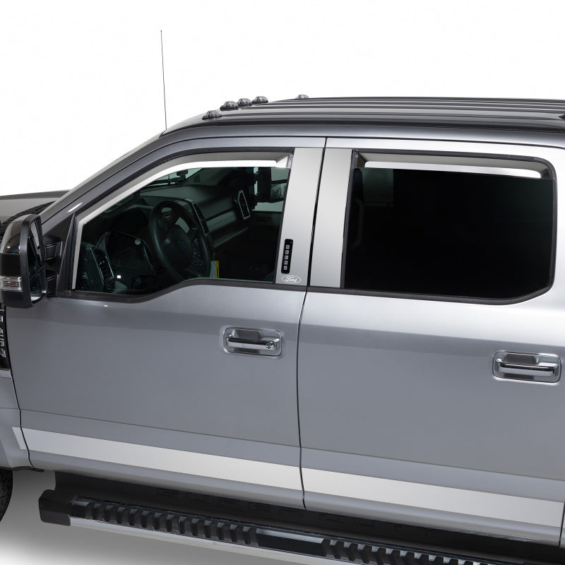 Putco 2021 Ford F-150 - Super Cab Element Chrome Window Visors (Set of 4)