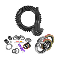 Yukon Gear 9.75in Ford 3.55 Rear Ring & Pinion Install Kit 2.53in OD Axle Bearings and Seal