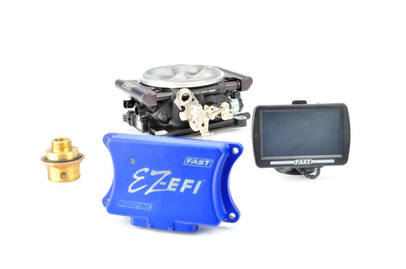 FAST Ez-EFI Marine Master Kit W/ Universal O2 Installation Kit & Inline Fuel Pump Kit