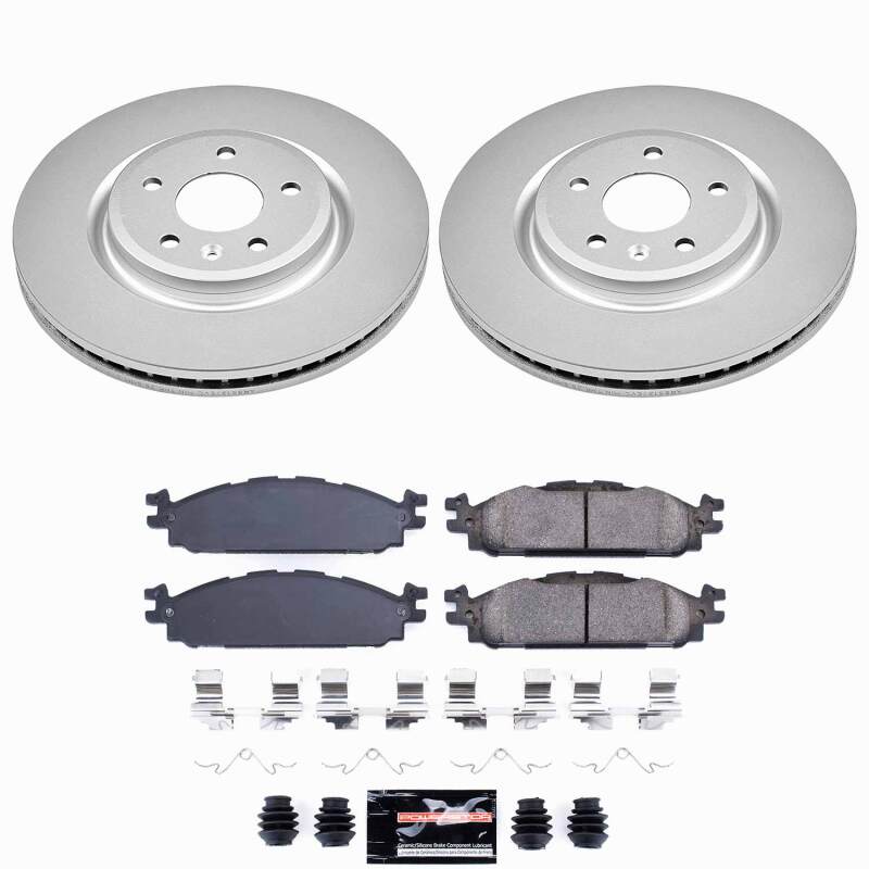 Power Stop 11-19 Ford Explorer Front Z23 Coated Brake Kit