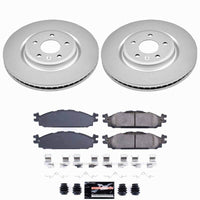 Power Stop 11-19 Ford Explorer Front Z23 Coated Brake Kit
