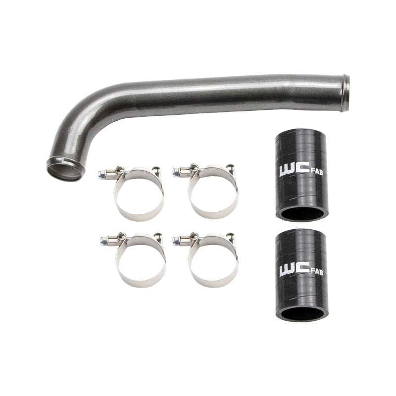 Wehrli 01-05 GM Duramax LB7/LLY Upper Coolant Pipe - Bengal Silver