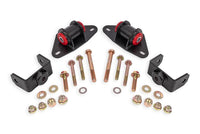 BMR Suspension 14-19 Chevrolet Corvette Motor Mount Kit - Black Hammertone