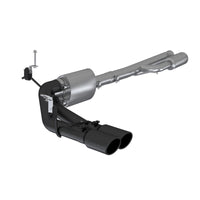 MBRP 2019+ Chevrolet Silverado 1500 4.5L/5.3L Pre-Axle Dual Side Exit w/ 4in OD Tip- Black Coated
