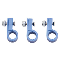 Russell Line Clamp For -6 Tubing Blue Anodize (4 Pack)