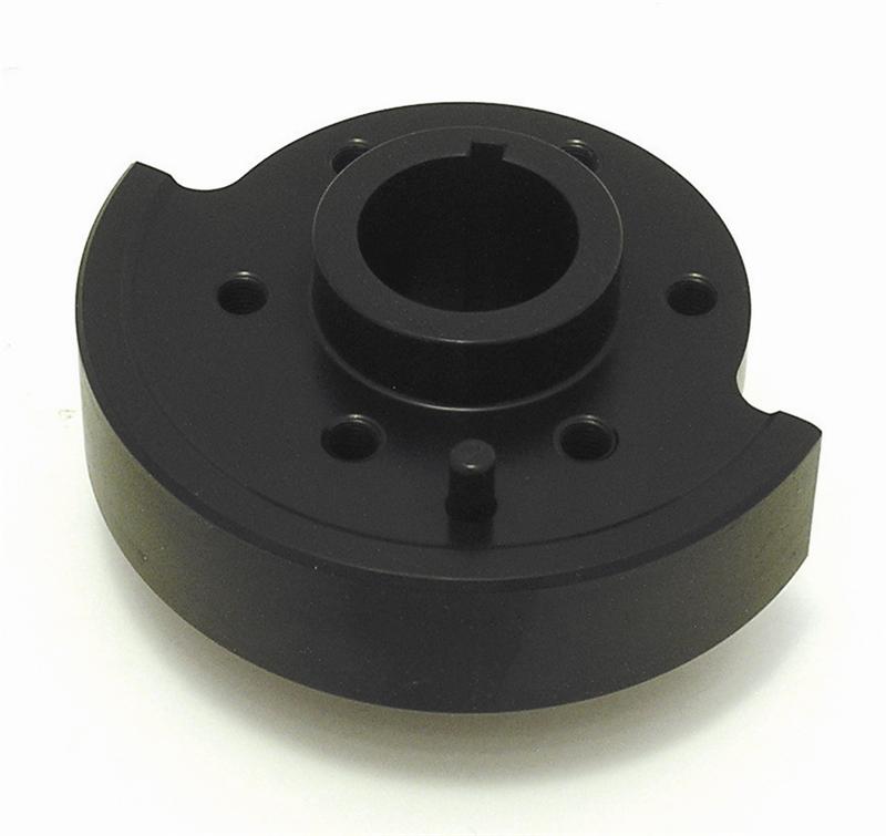 Fluidampr SBC Ext Balanced Dual (3/16in & 3/16in) Keyway Harmonic Balancer Adapter Hub (Hub Only)