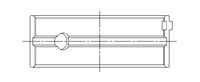 ACL Suzuki 4 1324cc G13A/BA .25mm Oversize Main Bearing Set