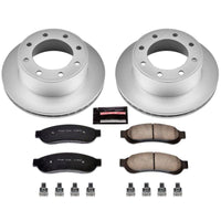 Power Stop 05-07 Ford F-350 Super Duty Rear Z17 Coated Brake Kit