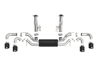 aFe MACH Force-Xp 2-1/2in 304SS Cat-Back 2020 Chevy Corvette (C8) 6.2L - Black Tip