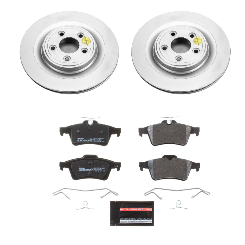 Power Stop 06-08 Jaguar S-Type Rear Euro-Stop Brake Kit