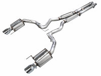 AWE Tuning 2024 Ford Mustang GT Fastback S650 RWD Touring Catback Exhaust w/ Dual Chrome Silver Tips