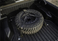 N-Fab Bed Mounted Rapid Tire Strap Universal - Gloss Black - Black Strap