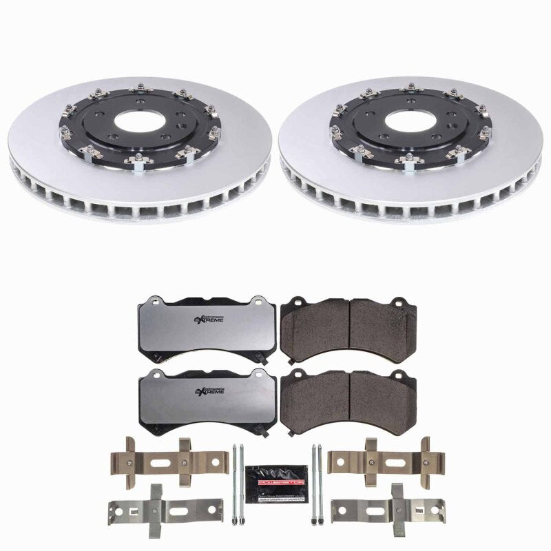Power Stop 15-19 Chevrolet Corvette Front Z26 Coated Truck & Tow Brake Kit