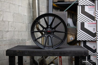 Vossen x Novitec NF10 19x9 / 5x114.3 / ET28 - Satin Black Wheel - (Ferrari F430 - Front)