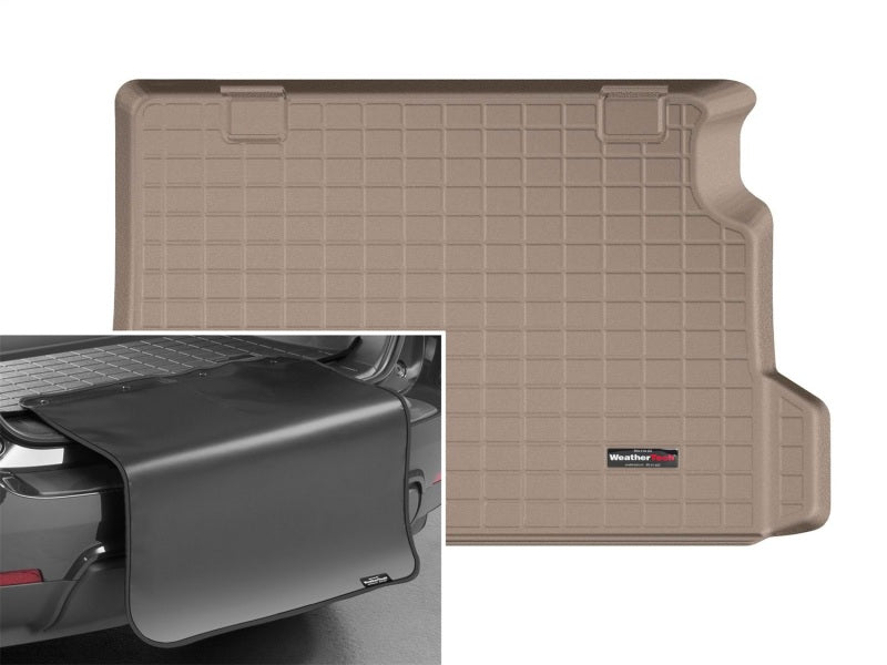 WeatherTech 2020+ BMW X3 30e Cargo With Bumper Protector - Tan