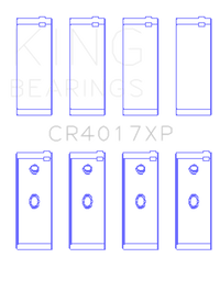 King Engine Bearings Opel 1.6L/1.8L/2.0L/2.4L (Size .026) Connecting Rod Bearings (Set of 4)