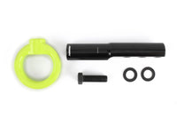 PERRIN 17-21 Honda Civic Si/Type R/Touring/Hatchback Tow Hook Kit Front - Neon Yellow