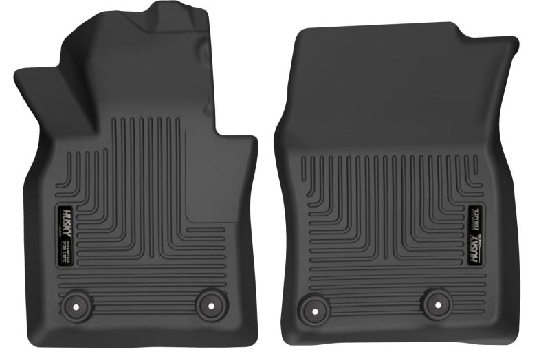 Husky Liners 19-26 Mazda 3 FWD/20-26 Mazda CX-30 AWD WeatherBeater Front Floor Liner - Black