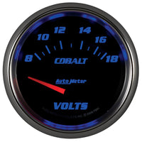 AutoMeter Gauge Voltmeter 2-5/8in. 18V Electric Cobalt