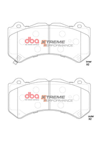 DBA 18-22 Jeep Grand Cherokee Trackhawk XP Performance Front Brake Pads