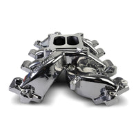 Edelbrock Chevy LS1 Performer RPM Intake Manifold Only - Chrome Plasma Finish