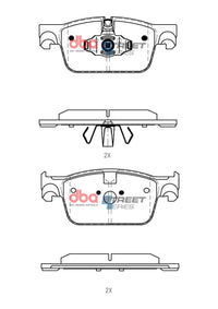 DBA 19-22 Volvo S60 (322mm Front Rotor) Street Series Front Brake Pads