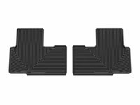 WeatherTech 2026 Honda Passport 2nd Row Rear All-Weather Floor Mats - Black