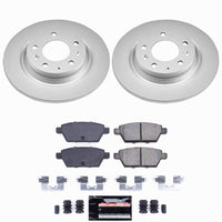 Power Stop 06-12 Ford Fusion Rear Z23 Coated Brake Kit
