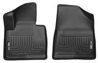 Husky Liners 13-15 Hyundai Sante Fe Sport/Sport 2.0T WeatherBeater Front Row Black Floor Liners