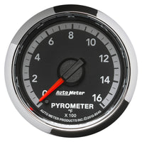 Autometer Gen4 Dodge Factory Match 52.4mm Full Sweep Electronic 0-1600 Deg F EGT/Pyrometer Gauge