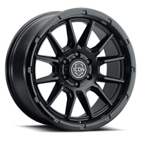 ICON Alloys Cajon 20x9 / 5x5 / -12mm / 4.5in BS Dual Black Wheel