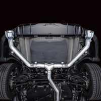 AWE Tuning 22+ Honda Civic Si/Acura Integra Track Edition Cat-Back Exhaust - Dual Chrome Silver Tips