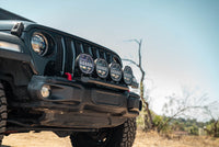 DV8 Offroad 2018-2025 Wrangler JL Push Bar for Mopar Rubicon Steel Bumper