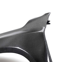 Seibon 2022 Nissan Frontier MB-Style Carbon Front Fibers Pair (2in rise 4in Wider)