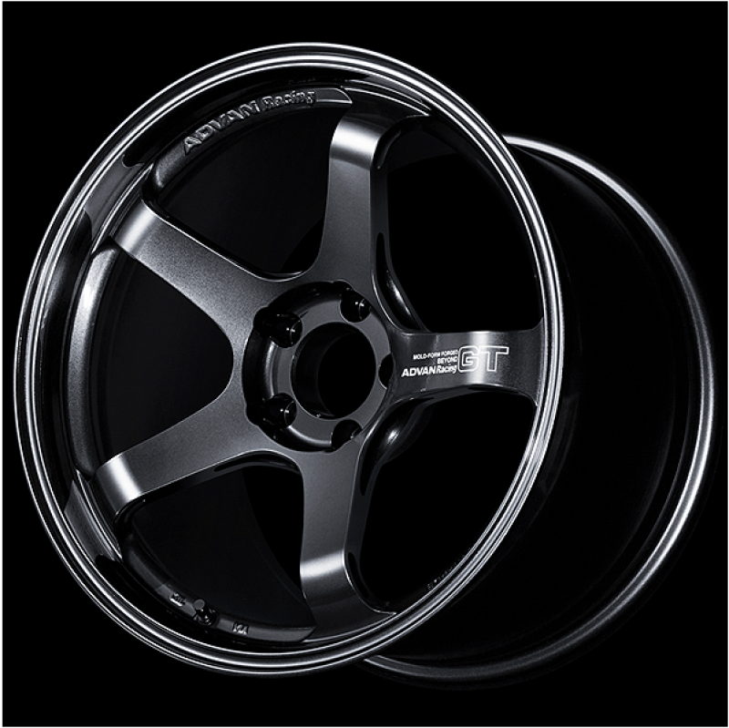 Advan GT Beyond 18X10.5 +32 5x112 Racing Titanium Black Wheel