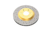 DBA 08-21 Lexus LX570 Front Drilled & Slotted Street Series Rotor