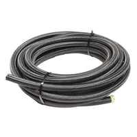Snow 8AN Braided Stainless PTFE Hose - 30ft (Black)