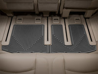 WeatherTech 13+ Nissan Pathfinder Rear Rubber Mats - Black