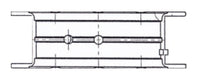 ACL 1997+ Chevy V8 4.8/5.3/5.7/6.0 Gen 3 .40mm Oversized Main Bearing Set