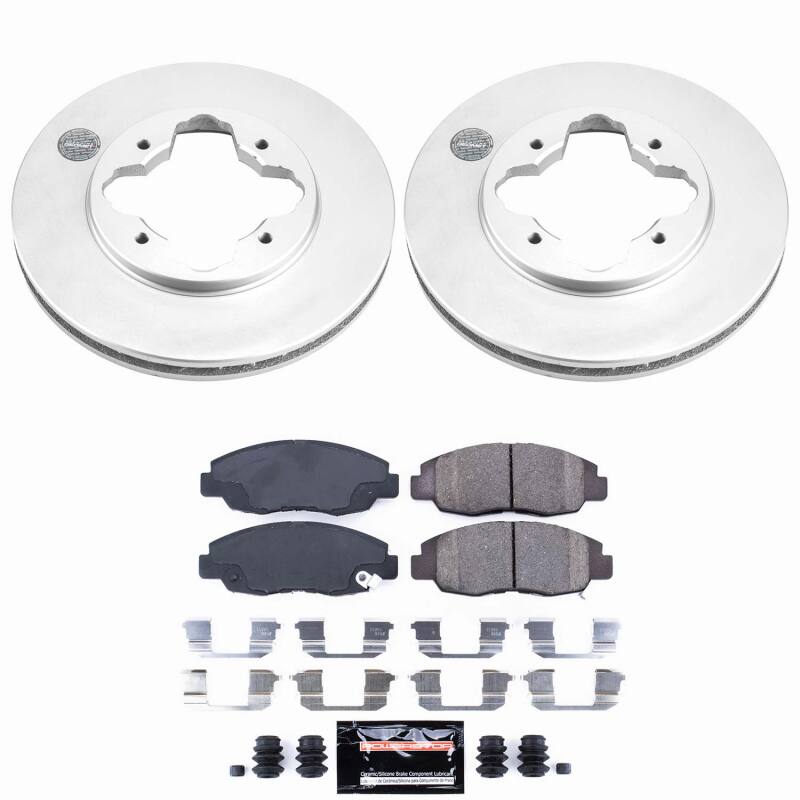 Power Stop 1997 Acura CL Front Z23 Coated Brake Kit
