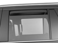 WeatherTech 21-26 Cadillac Escalade Rear Rear Side Window Deflectors-Dark Tint