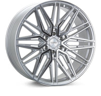 Vossen HF6-5 22x10 - 6x135 - ET-18 - Super Deep Face - 87.1 - Silver Polished Wheel
