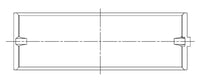 ACL Chevrolet V8 396/402/427/454 STD Size High Perf Main Bearing Set w/.001 Oil Clearance (Narrowed)