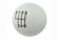 Ford Racing 15-19 Ford Mustang EcoBoost / GT w/ 6-Speed Manual Transmission Bullitt White Shift Knob