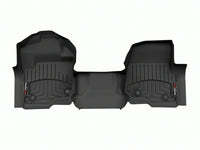 WeatherTech 2023 Ford SuperDuty SuperCab 1st Row Console/Bench Carpeted 1st Row FloorLiner - Black