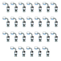 Russell Performance -6 AN Endura PowerFlex Power Steering 90 Degree Hose Ends(25 pcs.)