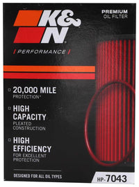 K&N Oil Filter OIL FILTER; AUTOMOTIVE