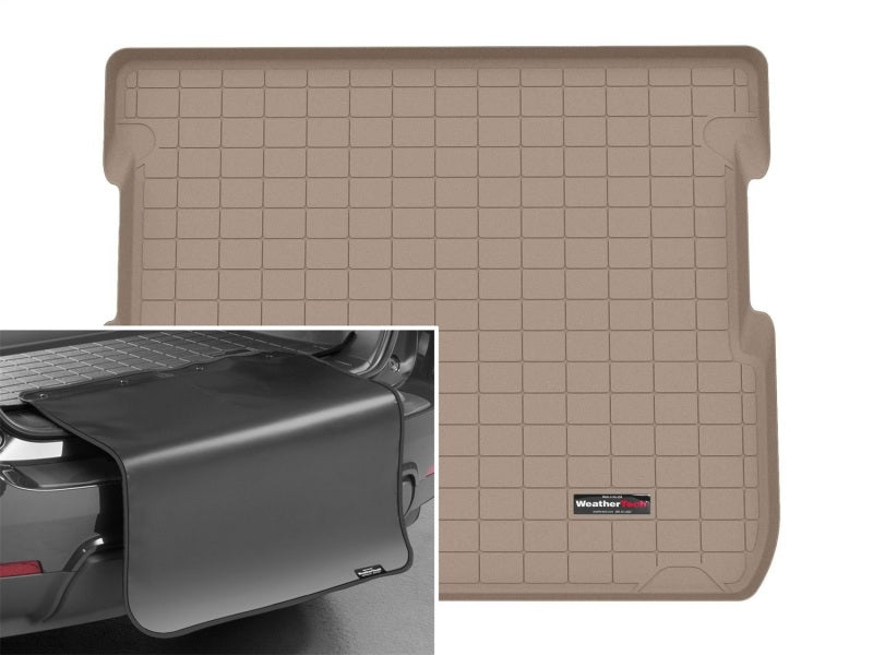 WeatherTech 06-11 Chevrolet HHR Cargo Liners w/ Bumper Protector - Tan