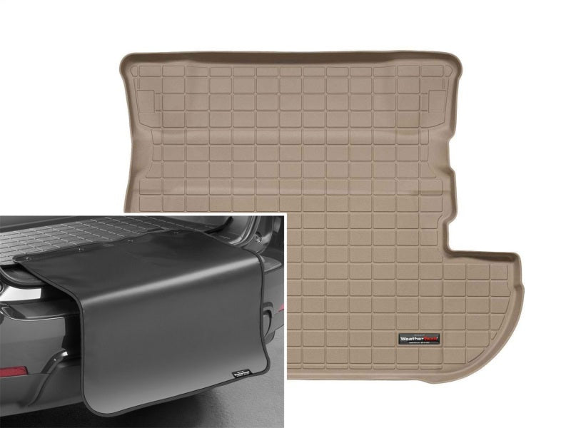 WeatherTech 13-16 Buick Encore Cargo Liner w/ Bumper Protector - Tan