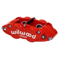 Wilwood caliper FNSL4R 1.38/1.38 .950 rotor red
